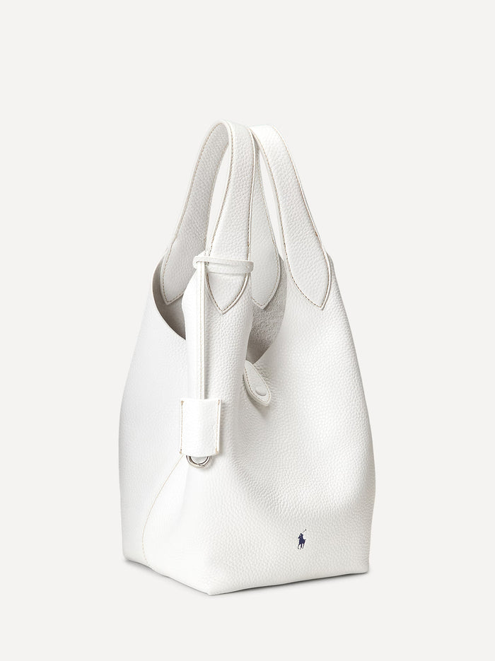 Borsa Tote In Pelle Martellata-2