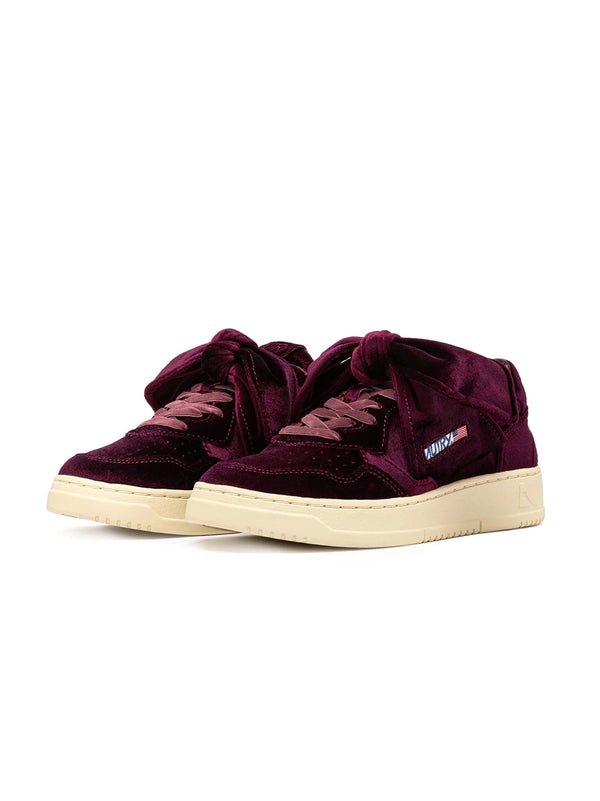 Autry Sneakers Medalist Low Wom Velvet-2