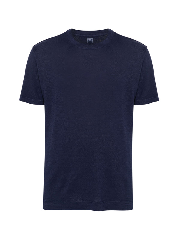 T-SHIRT MISTO LINO-FEDELI-7UED0151 2