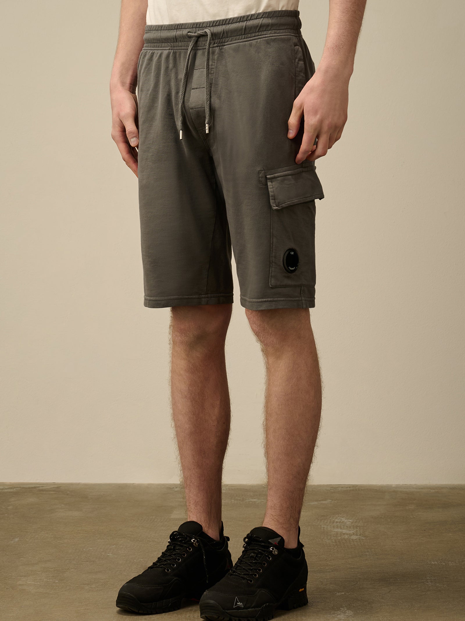Bermuda Light Fleece Cargo Lens-2