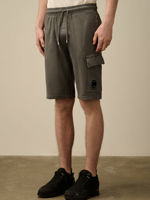 Bermuda Light Fleece Cargo Lens-2