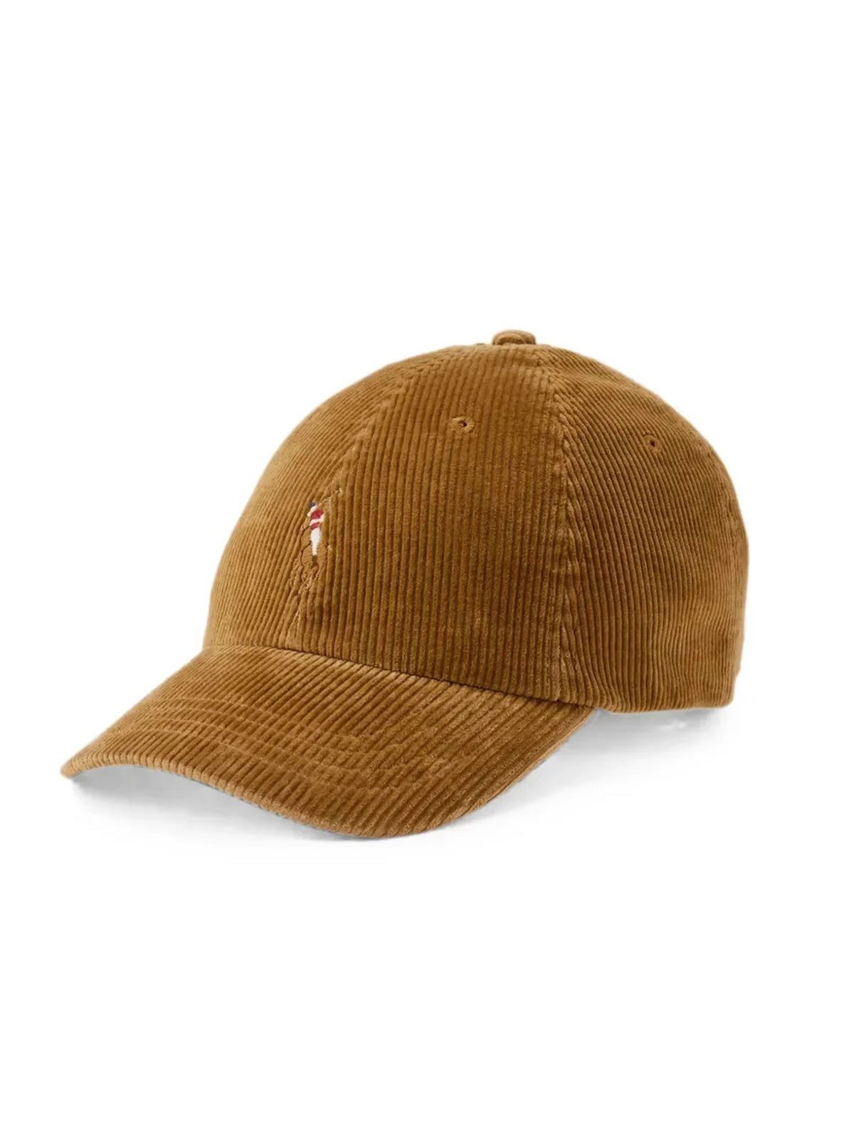 Polo Ralph Lauren Cappello Baseball Velluto A Coste Color Cammello-1