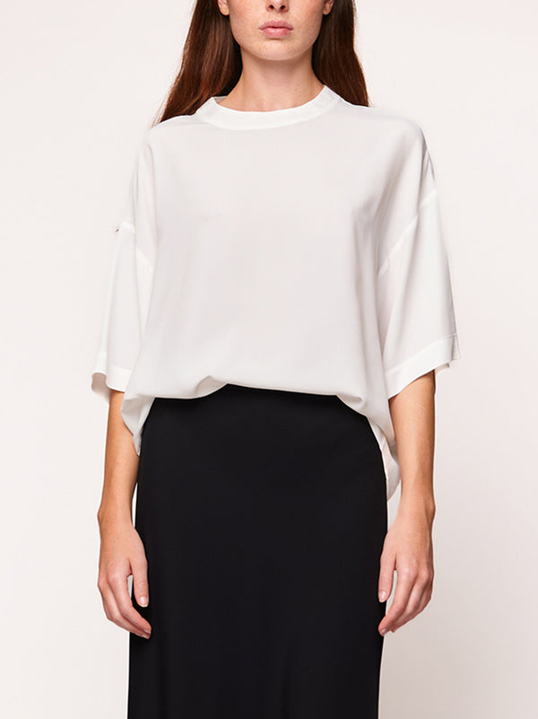 T-Shirt Atrium In Crepe De Chine-2