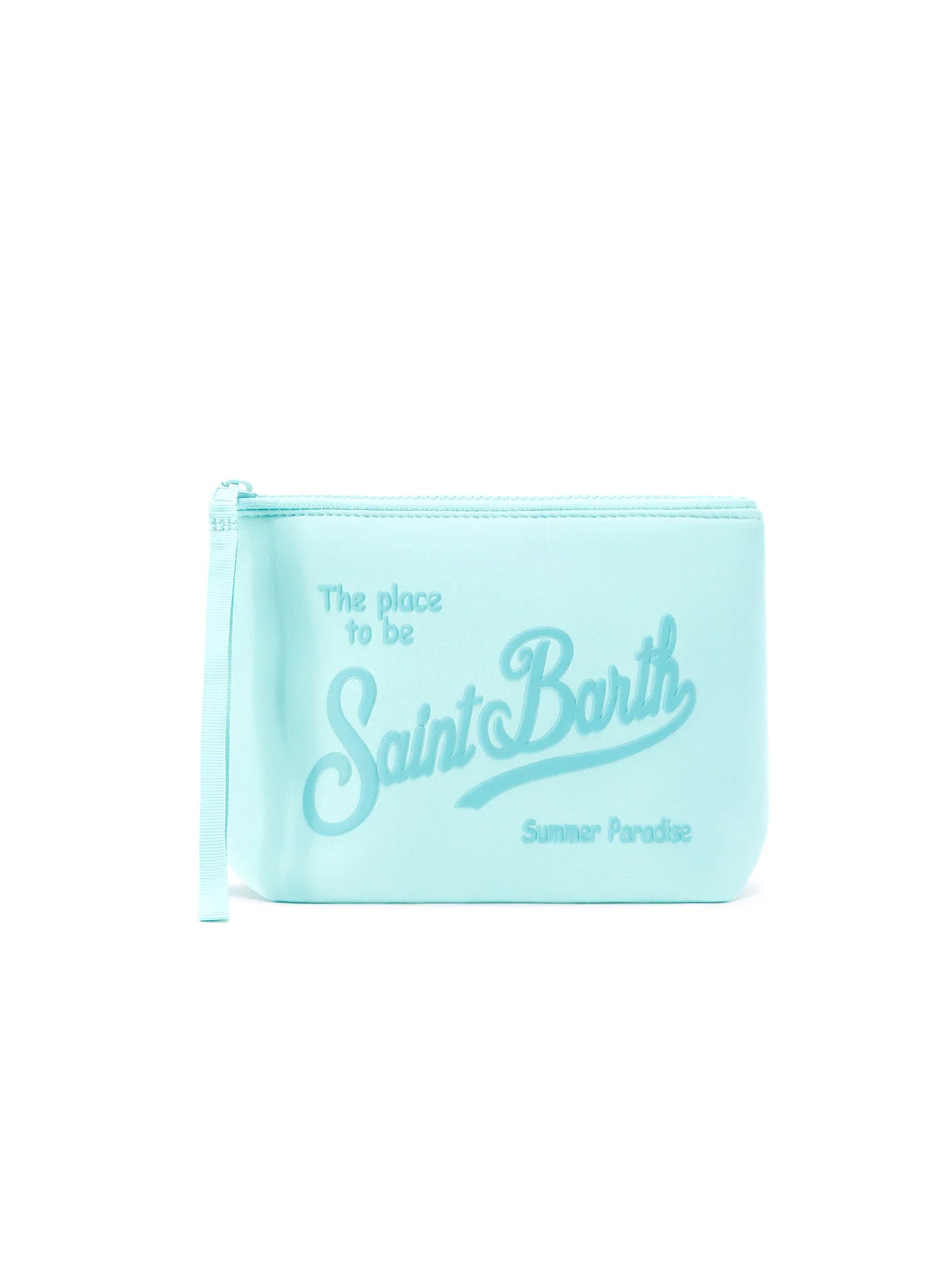 Saint Barth Pochette Aline Verde Acqua-1