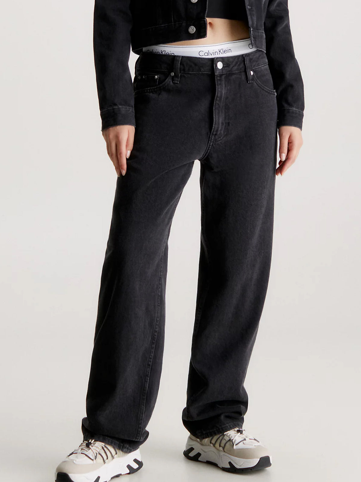 Calvin Klein Jeans 90s Straight nero-2