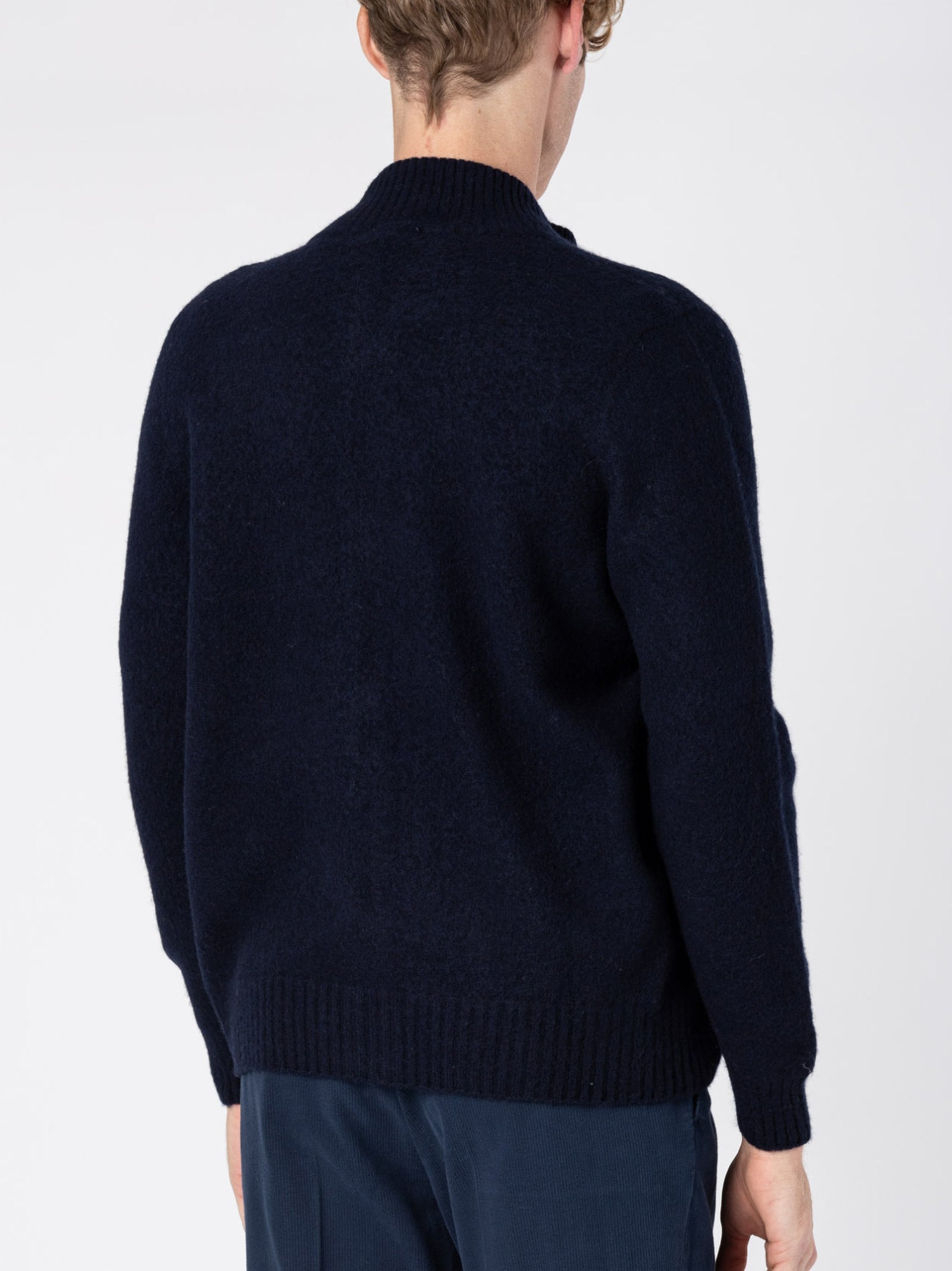 Cardigan Garzato Con Zip-2