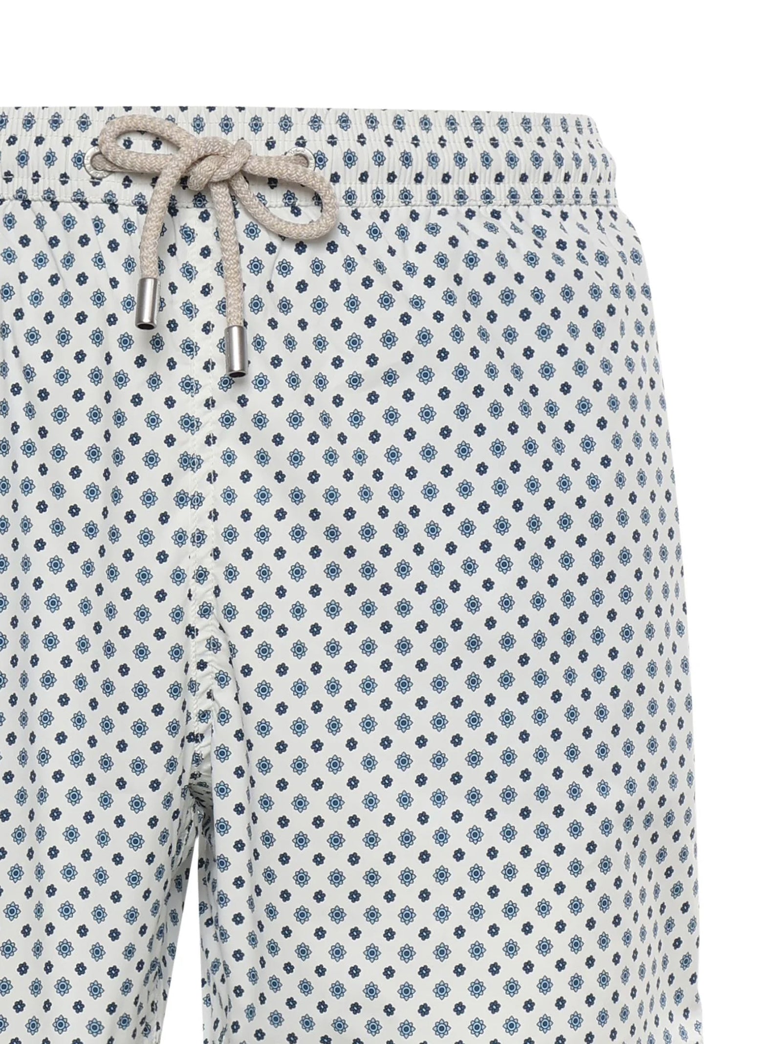 Saint Barth Boxer Mare Swimshort Dew Tie Bianco-3