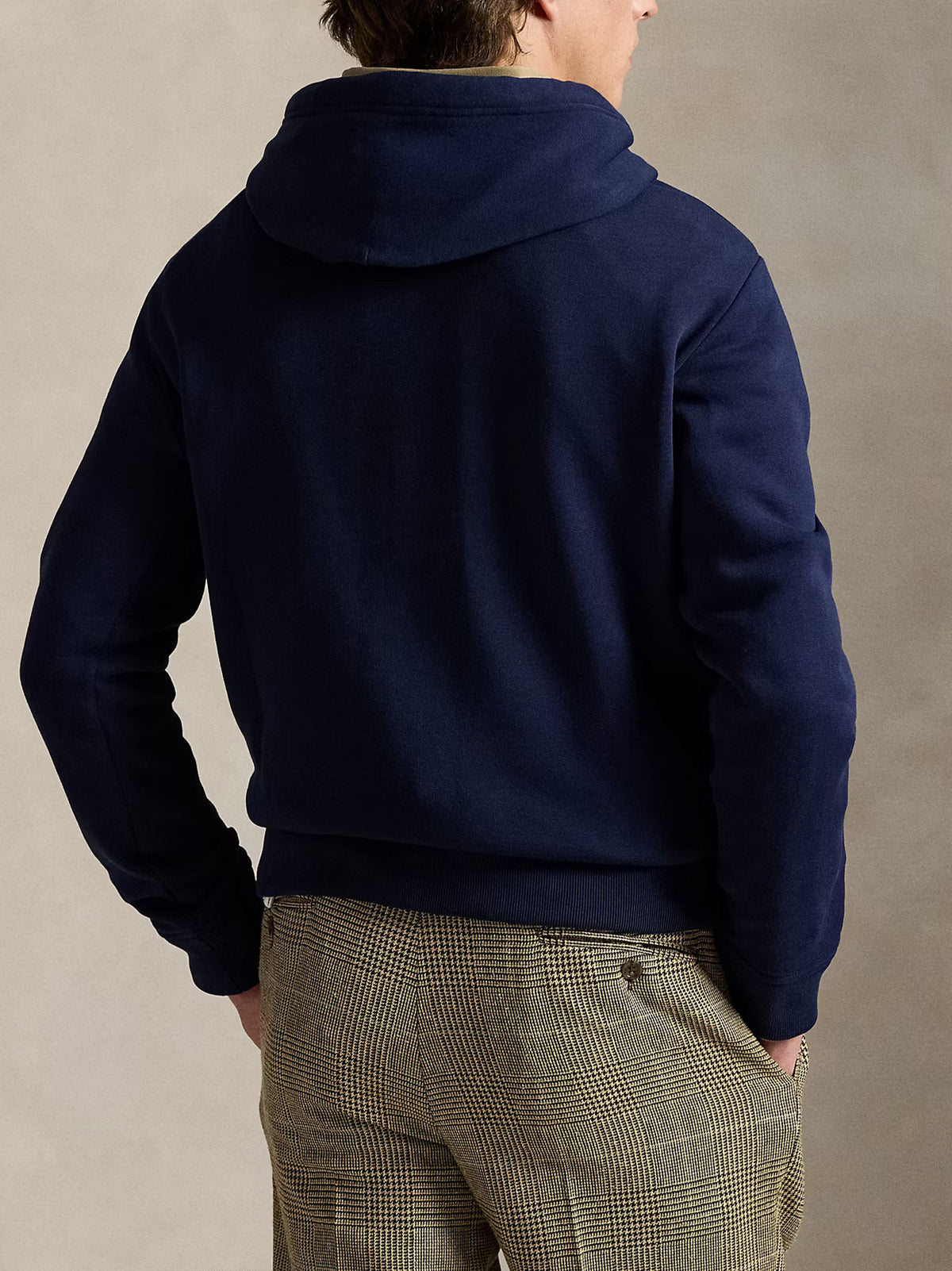 Polo Ralph Lauren Felpa Con Cappuccio E Logo Blu-3