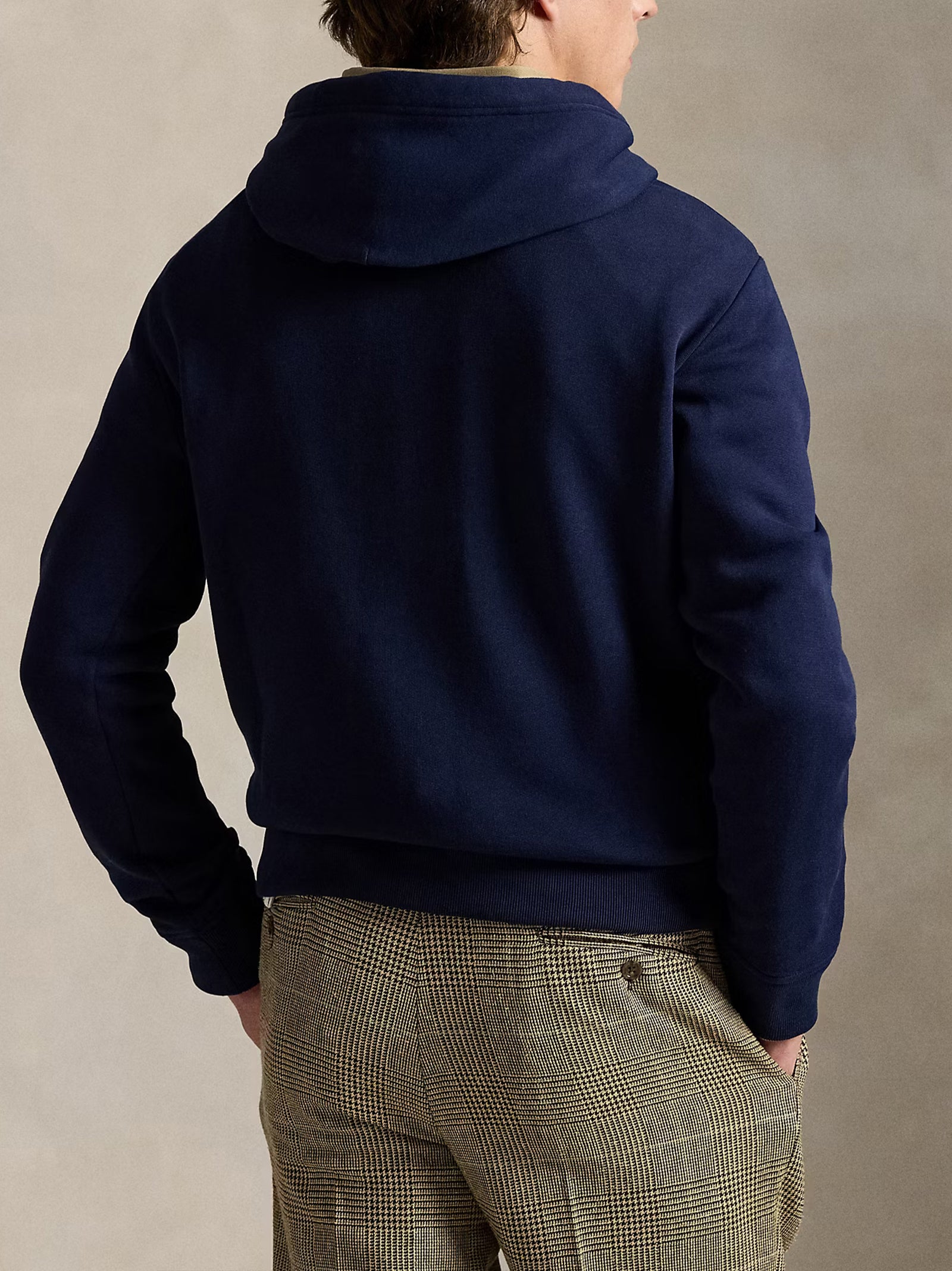 Polo Ralph Lauren Felpa Con Cappuccio E Logo Blu-3