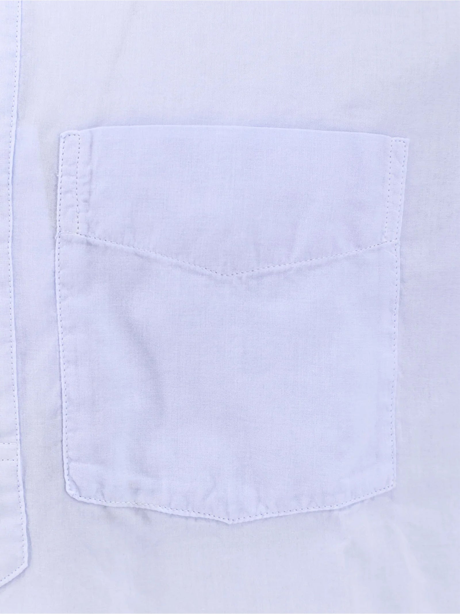 Aspesi Camicia Con Taschino Azzurra-3
