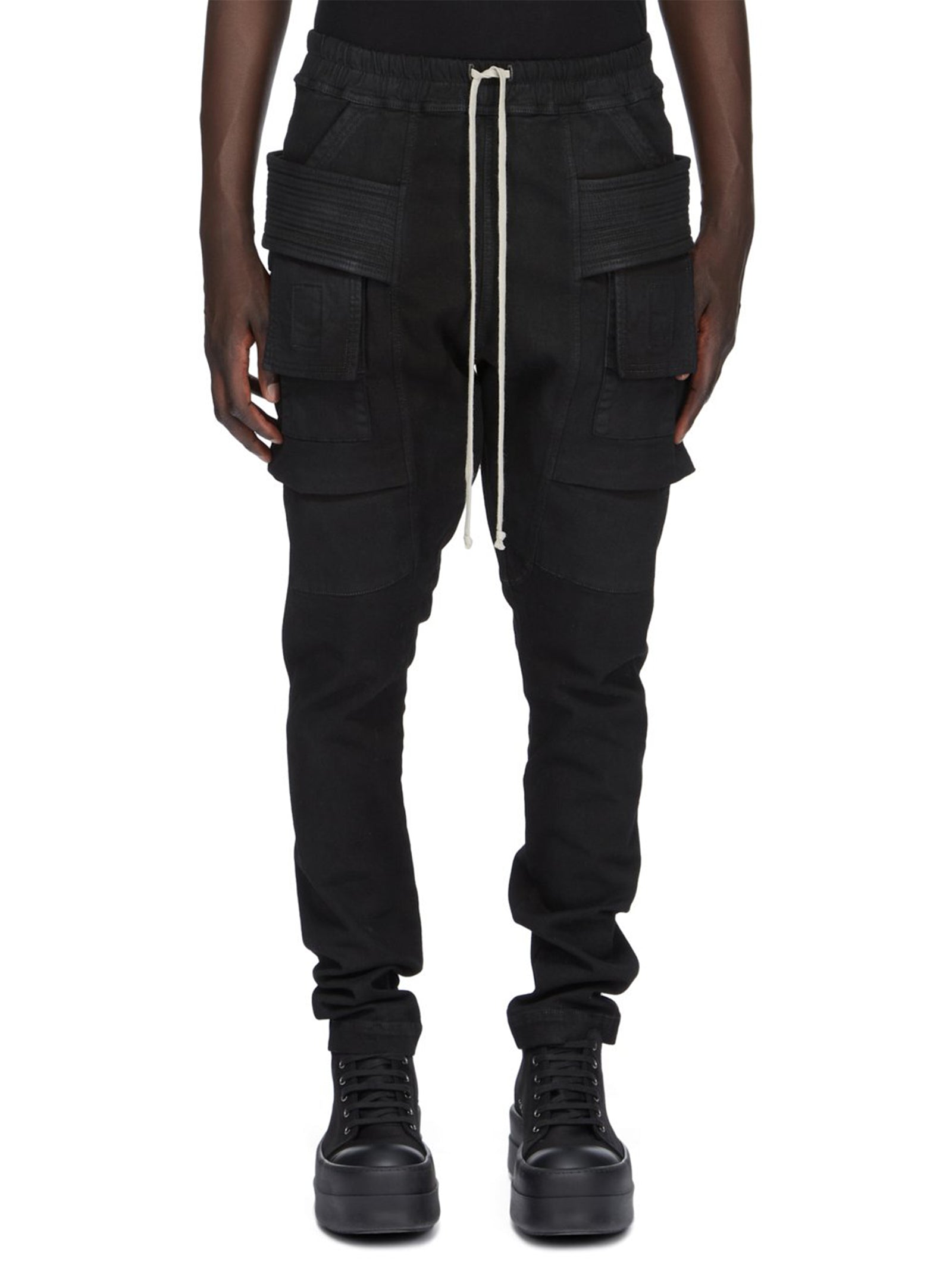 Cargo Coulisse In Denim-2