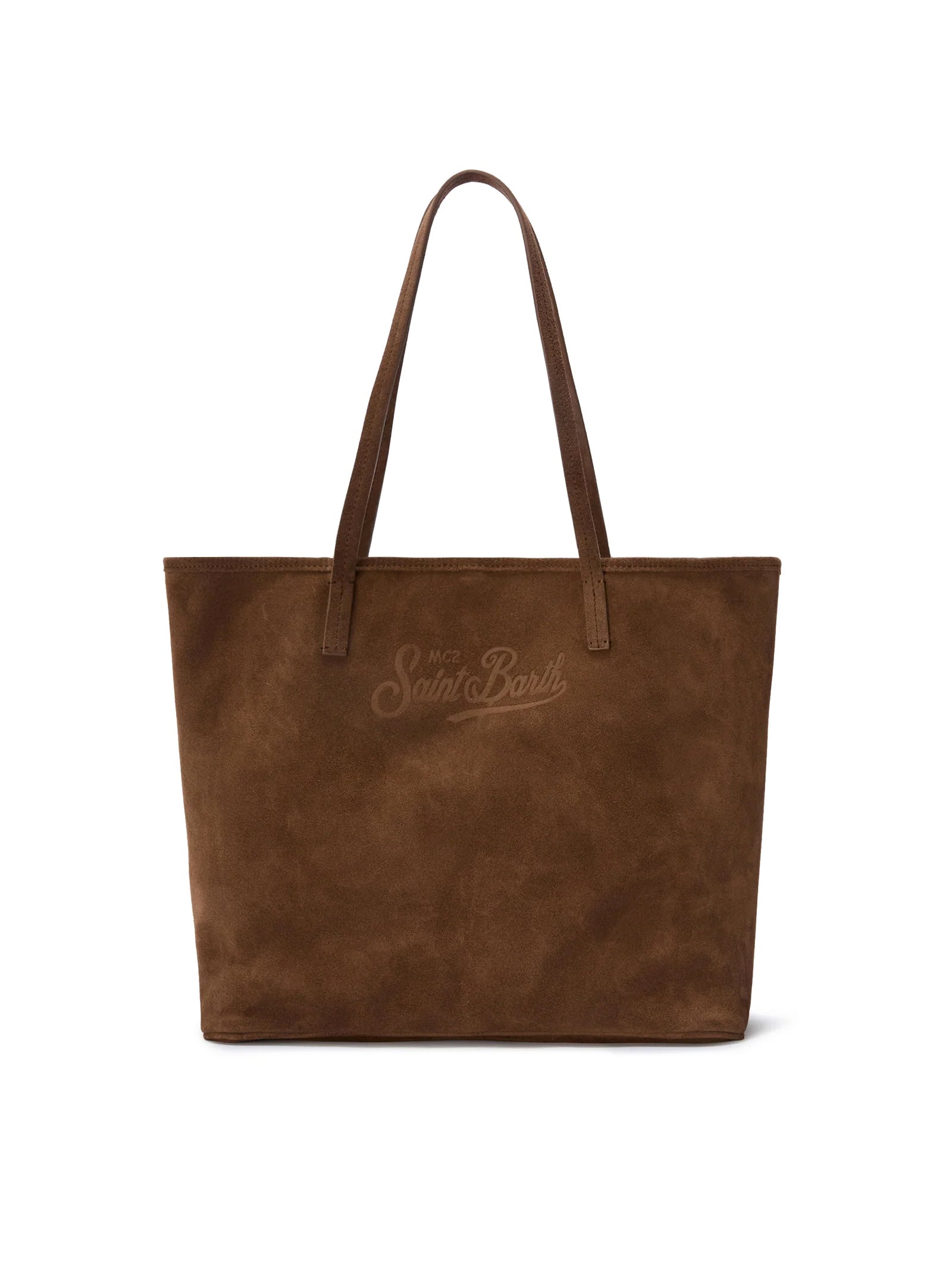 Brown Suede City Regular Bag-1