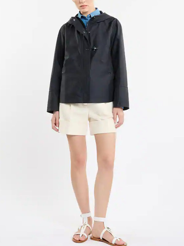 Parka Corto In Popeline Tecnico-2