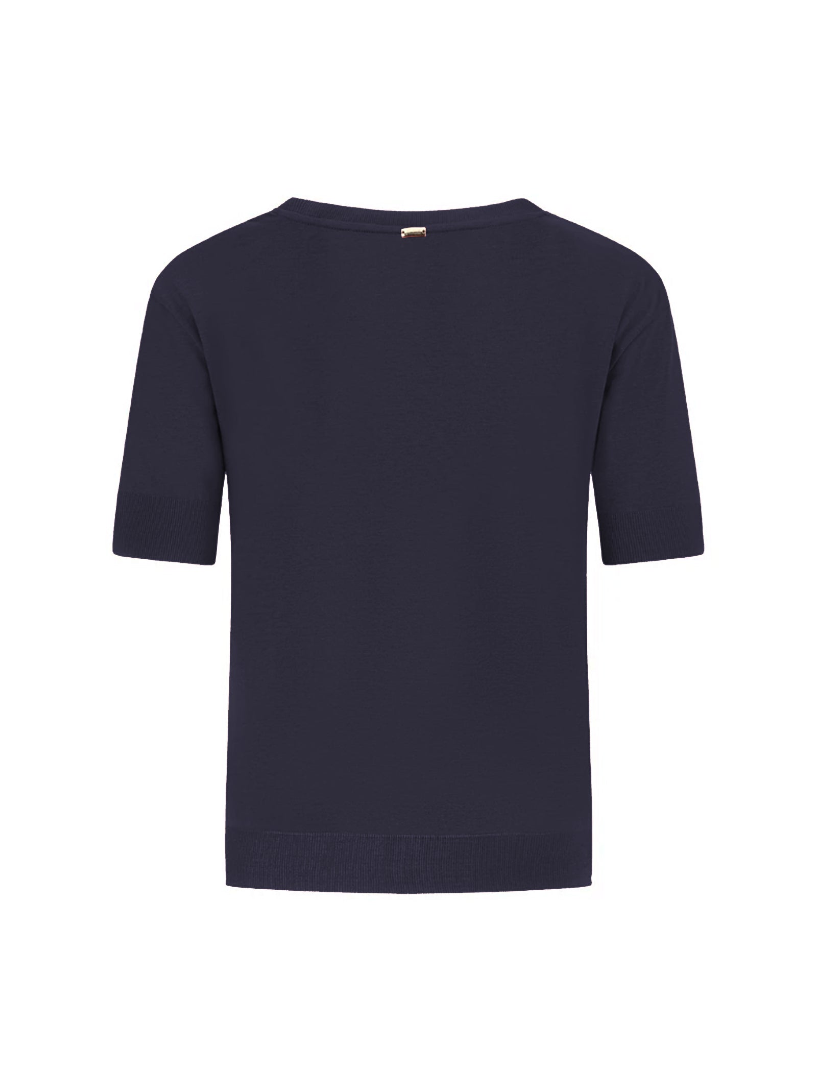 Herno T-Shirt In Glam Knit Effect Blu-7