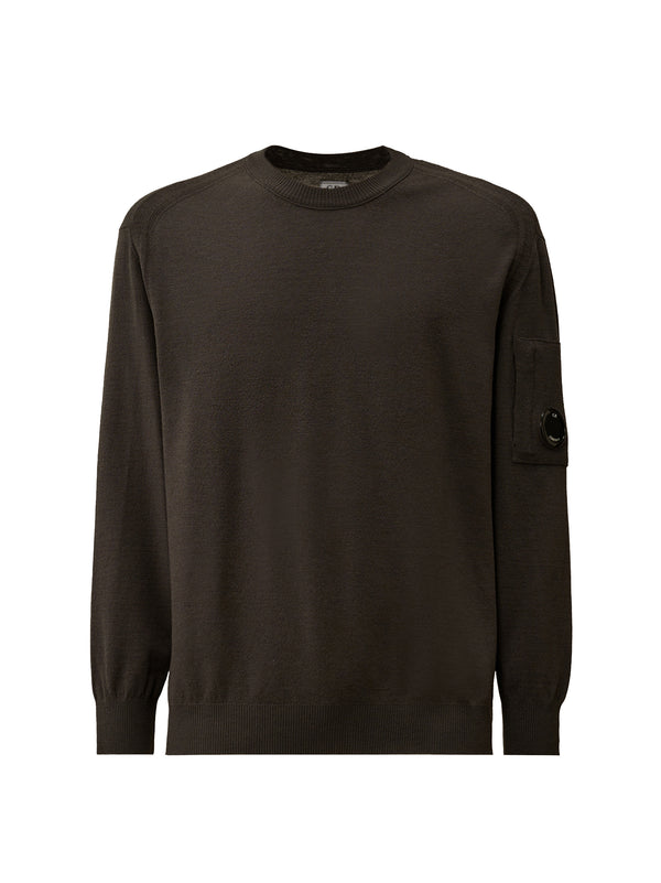 Cp Company Extrafine Merino Wool Crew Neck Sweater