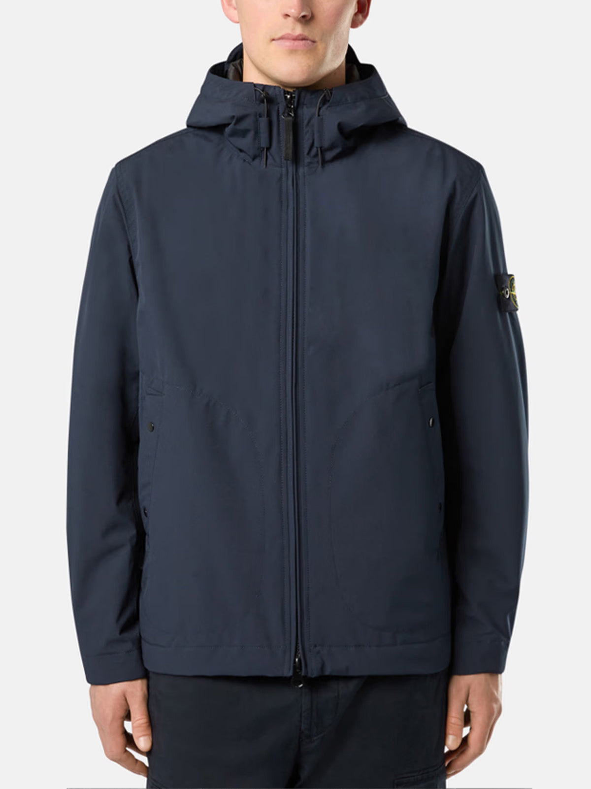 Stone Island Giacca Soft Shell Primaloft blu navy-2