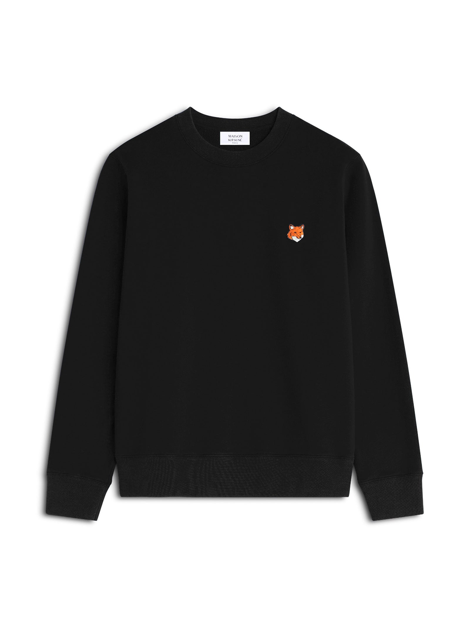 Maison Kitsune Fox Head Regular Sweatshirt Nera-1