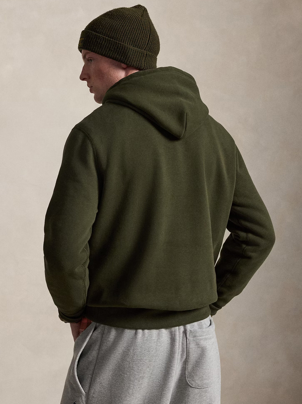 Polo Ralph Lauren Felpa Con Cappuccio Green Olive-3