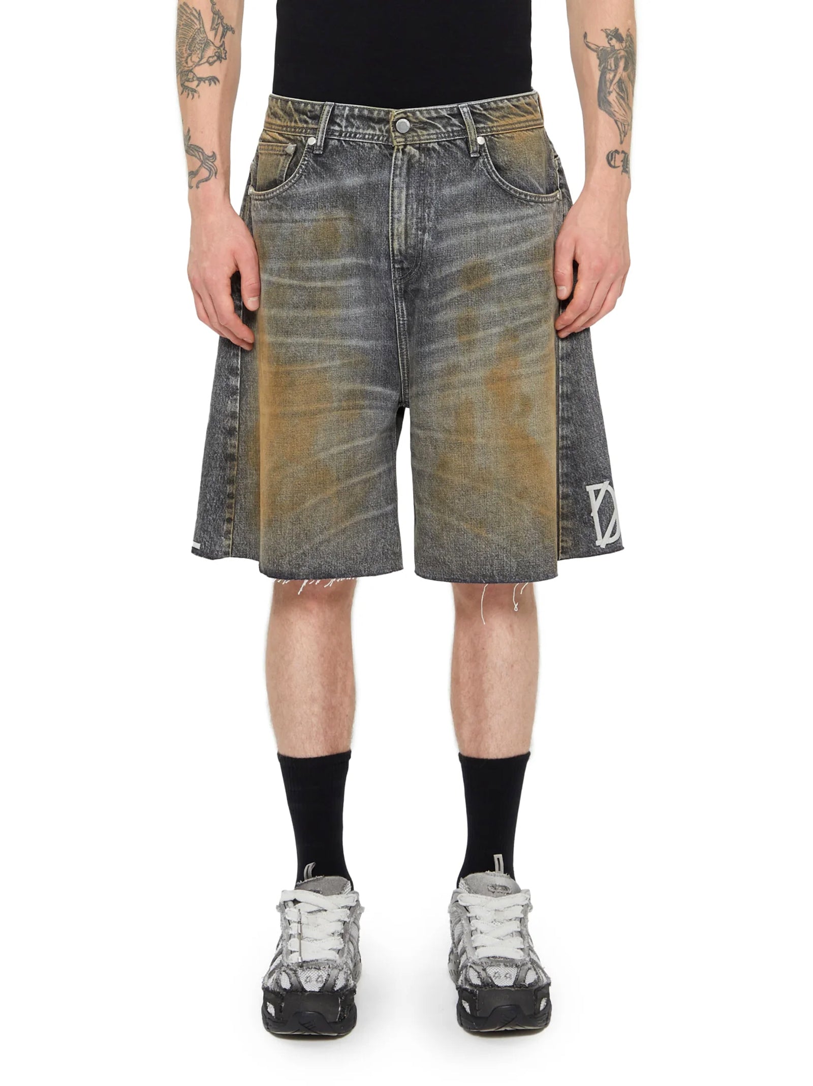 44 Label Wide Leg Shorts Dmth-1