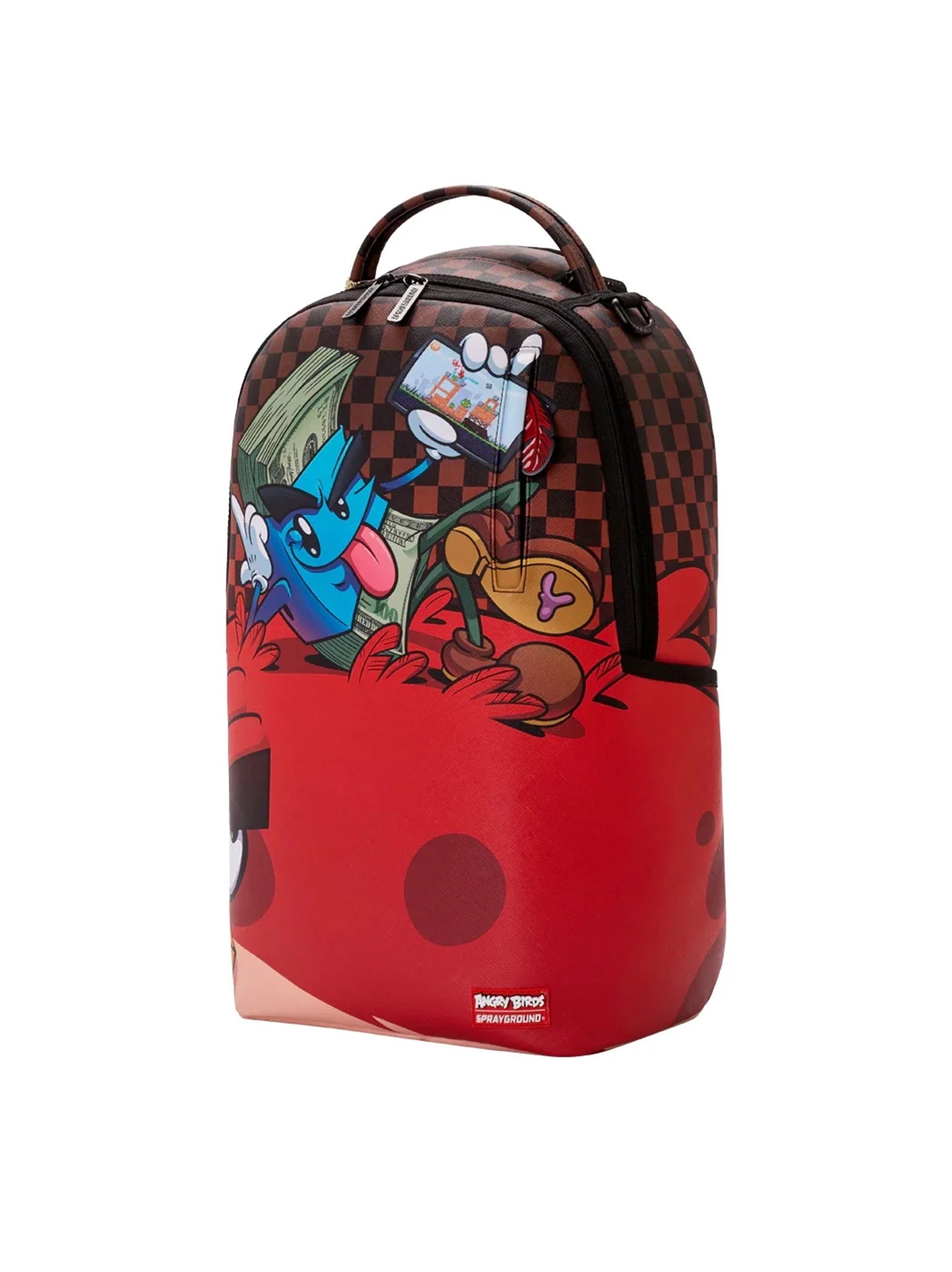 Sprayground Money Boy Chillin On Big Angry Bird Backpack-3