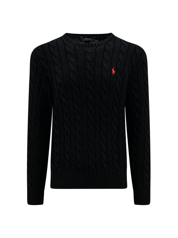 Maglia Girocollo Trecce