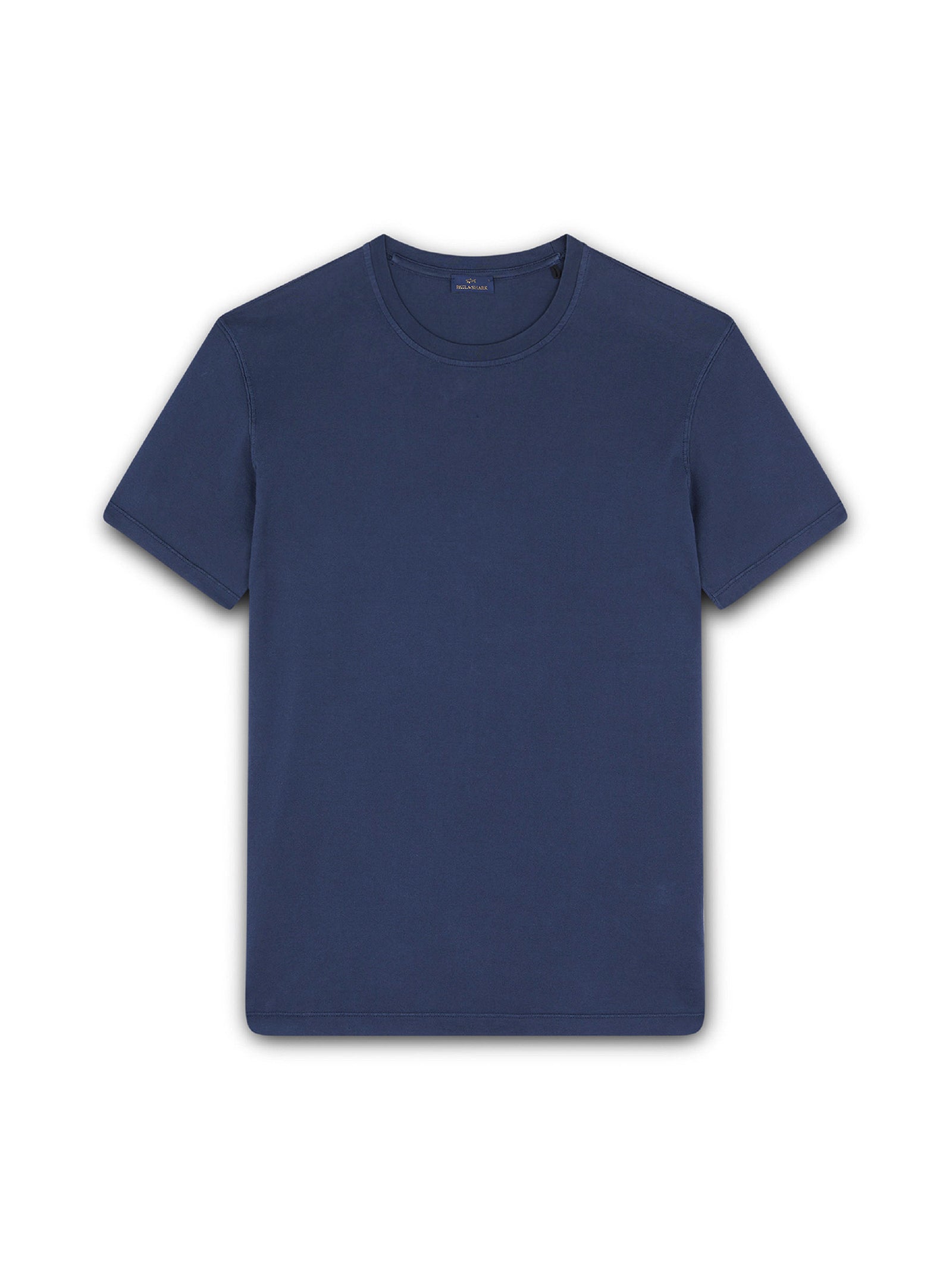 T-Shirt In Light Jersey Di Cotone Tinto Capo-1
