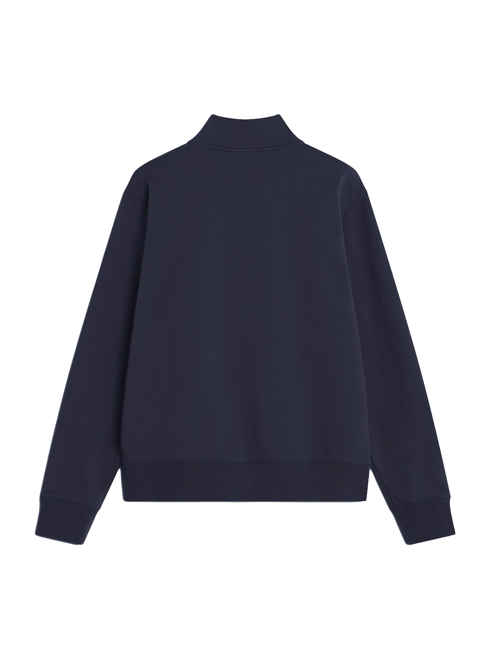 Maison Kitsune Fox Head Zipped Regular Sweatshirt Navy-2