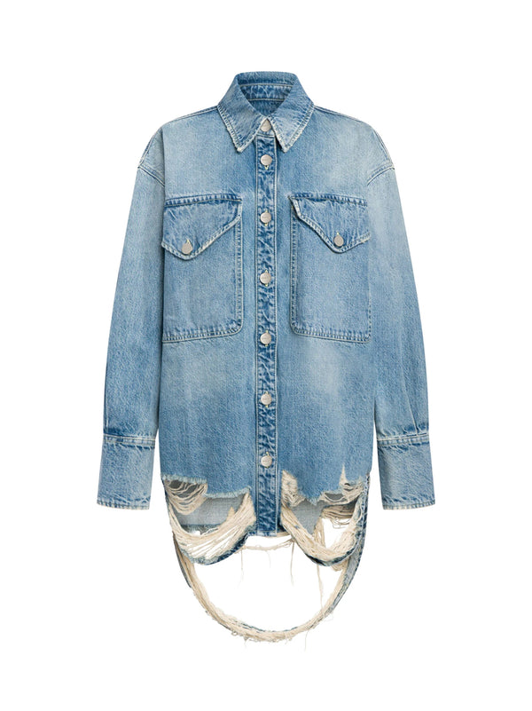 Dondup Camicia Over Denim