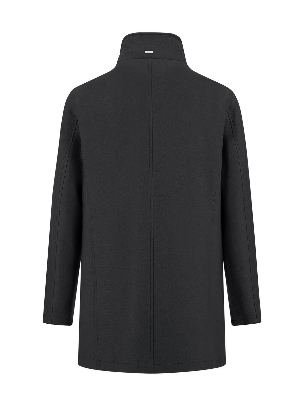 Herno Cappotto Collo Ecopelliccia Nero-2