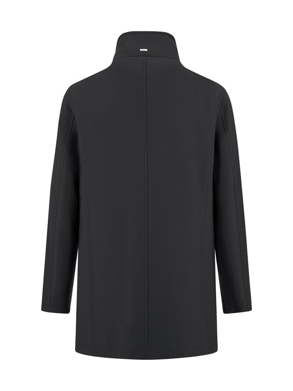 Herno Cappotto Collo Ecopelliccia Nero-2