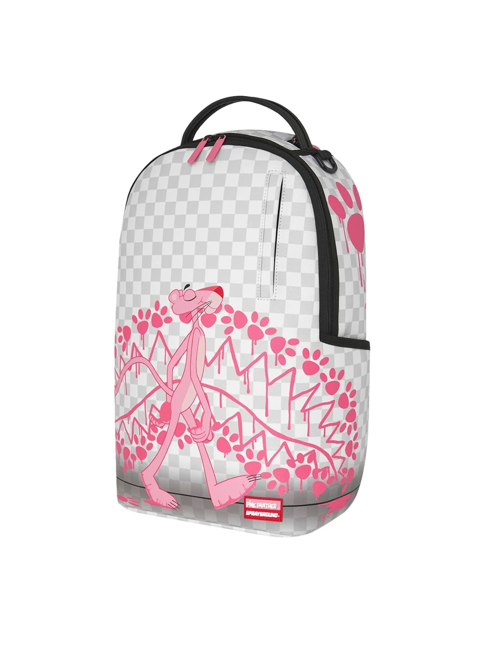 Sprayground Zaino Pink Panther Pawprints Backpack White-2