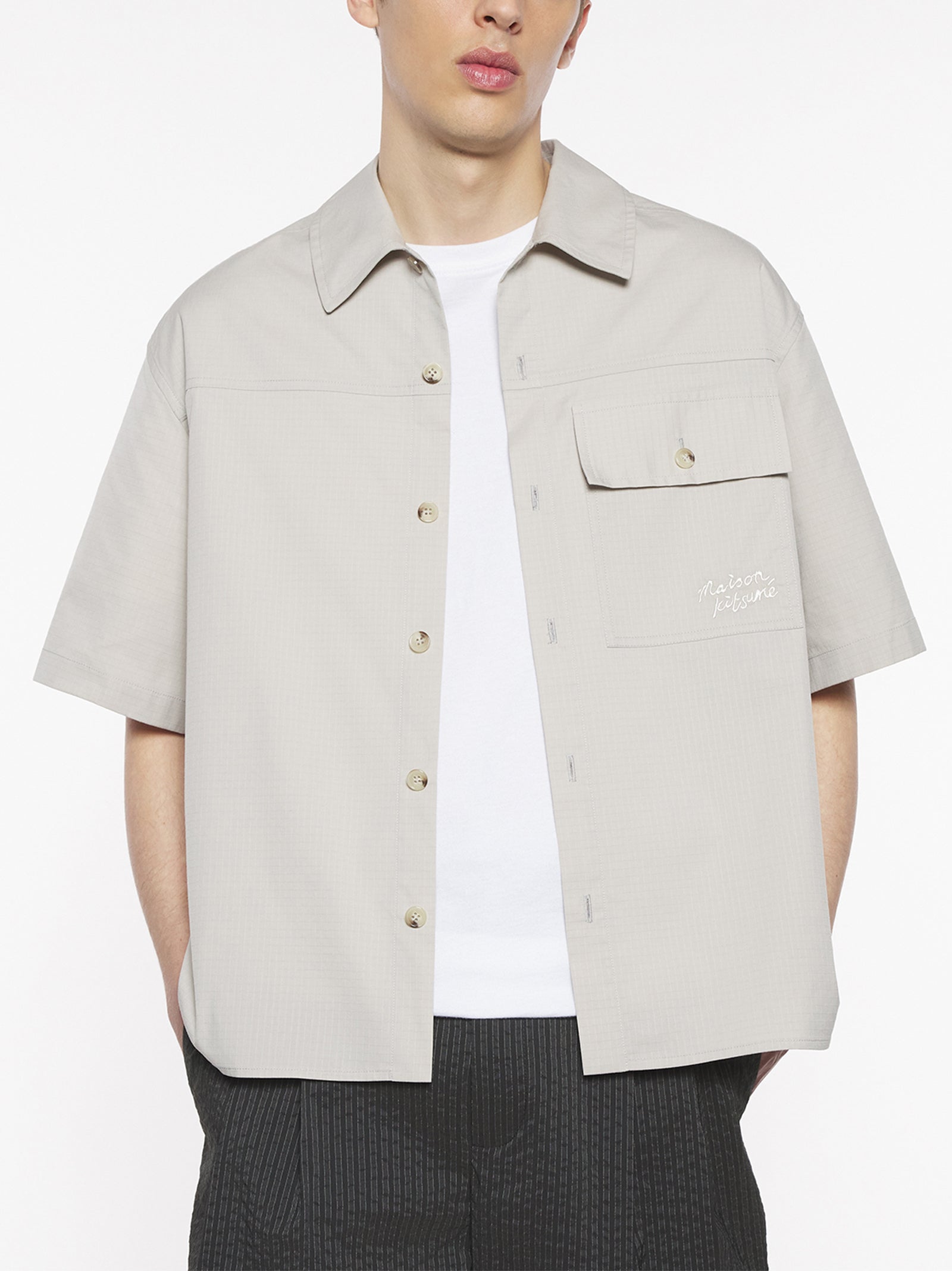 Short Sleeve Overshirt-2