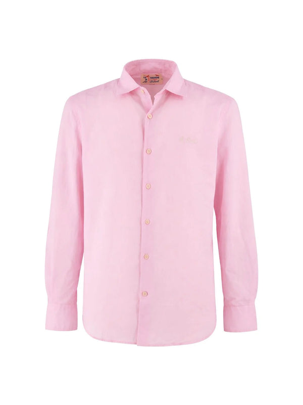 Saint Barth Camicia Cotone - uomo rosa