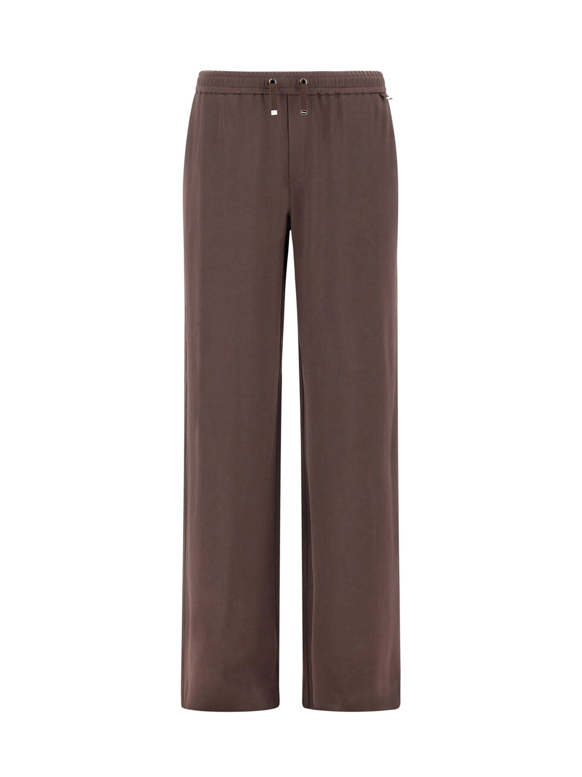 Herno Pantaloni Con Coulisse Marroni-1