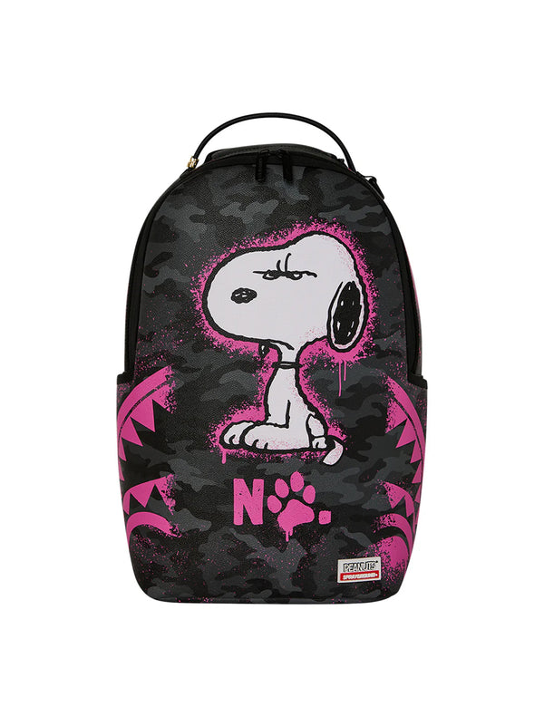 Zaino Peanuts Snoopy Pink Stencil Dlxsv Backpack