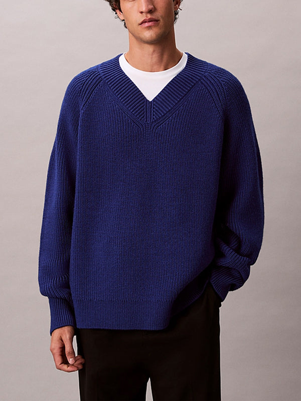 Calvin Klein Merino V-Neck Sweater-2