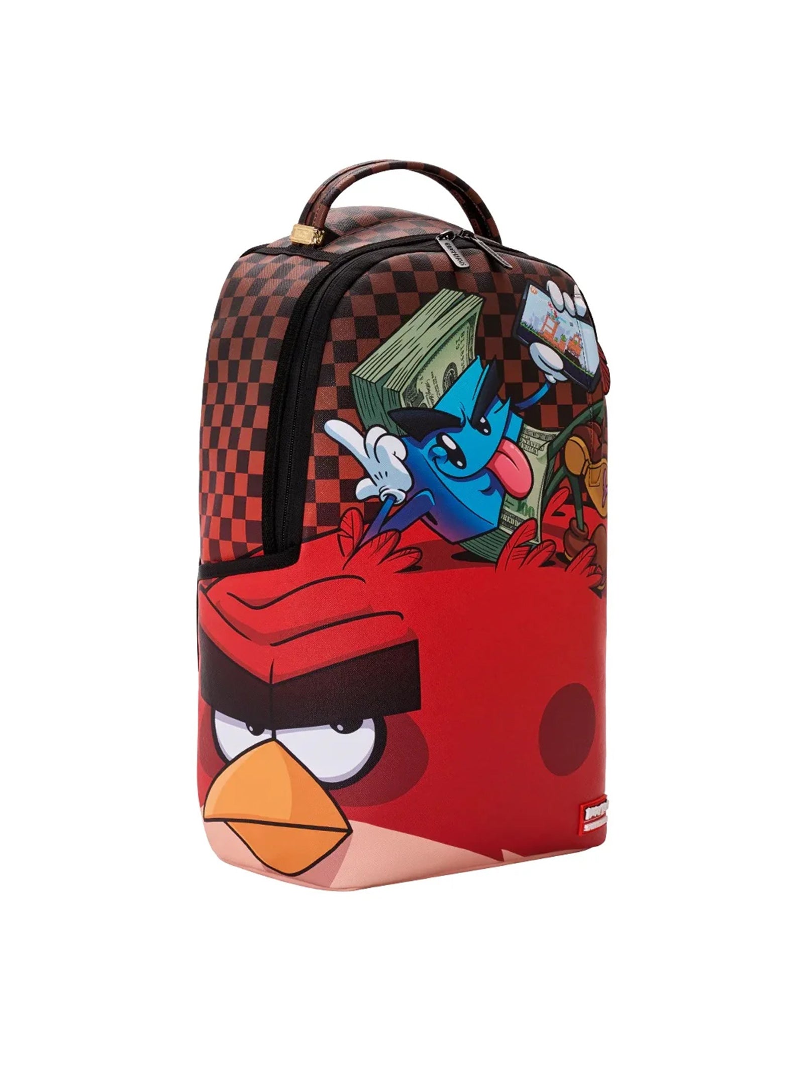 Sprayground Money Boy Chillin On Big Angry Bird Backpack-2