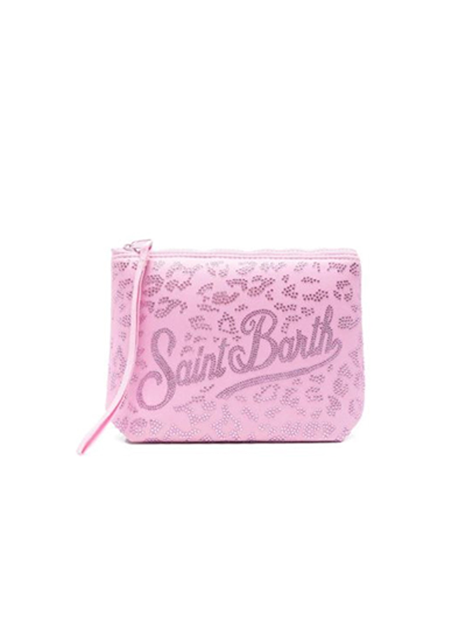 Saint Barth Pochette Aline Lurex Rosa-1