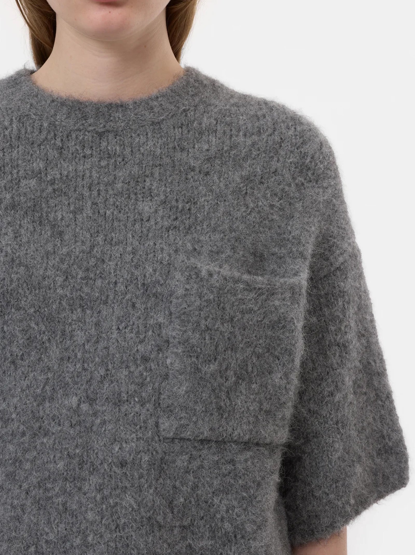 Closed Maglione A Maniche Corte Realizzato In Misto Lana Di Alpaca-4