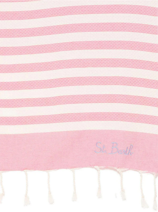 Saint Barth Telo Mare Rigato Rosa-2