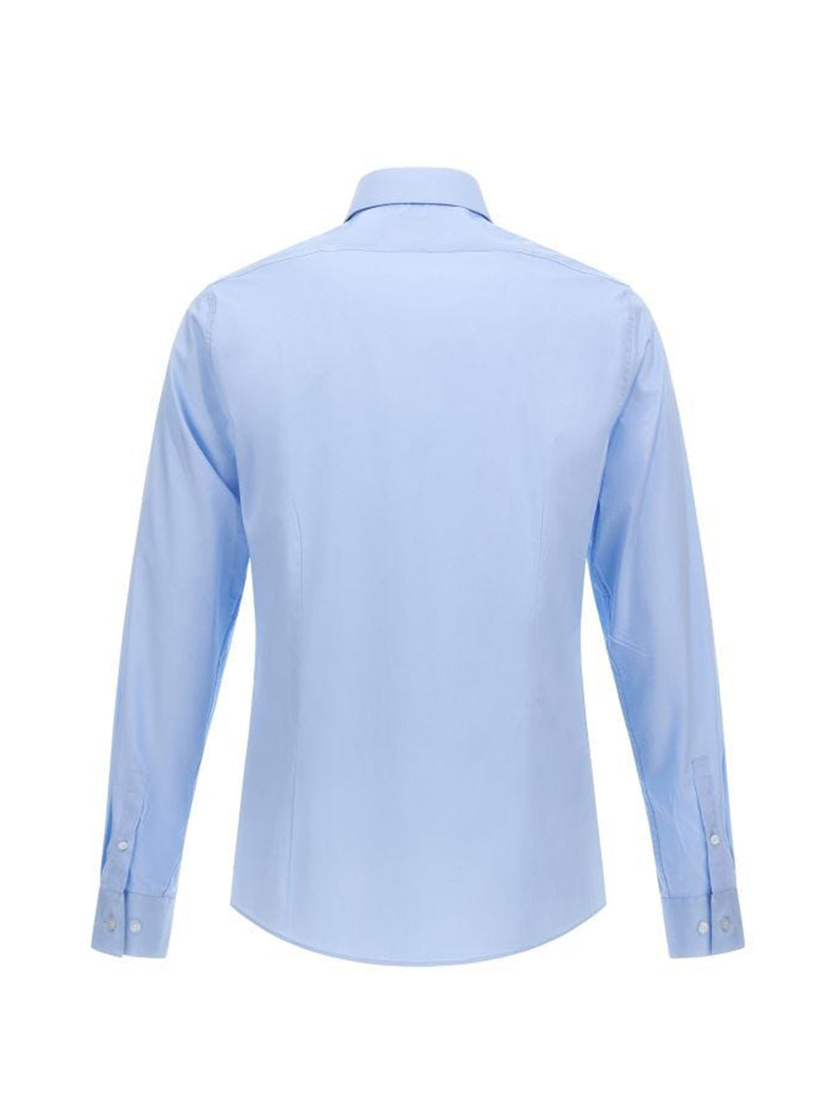 Calvin Klein Camicia slim fit in popeline blu-2