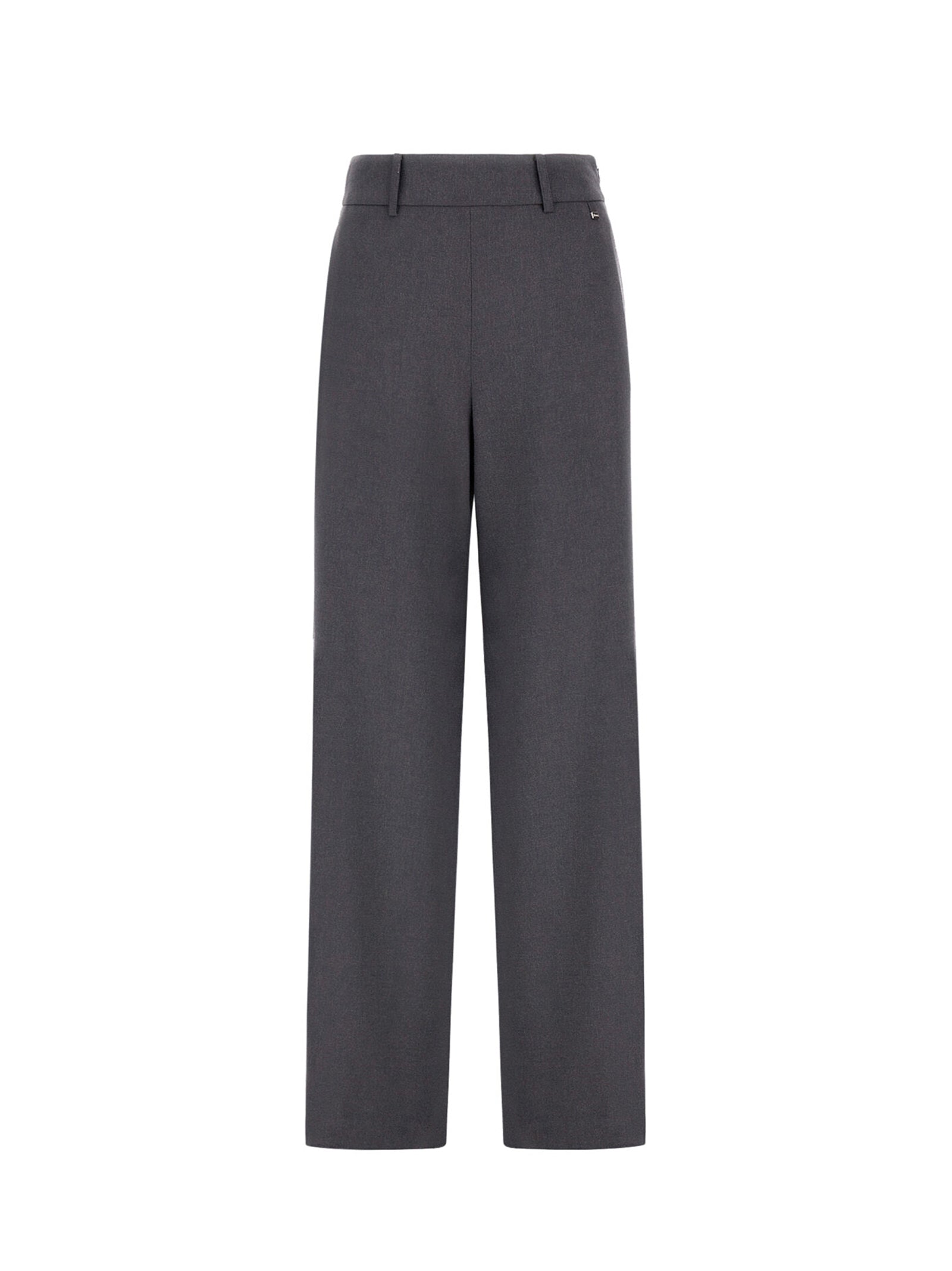 Herno Pantaloni Resort In Melange Flannel-1