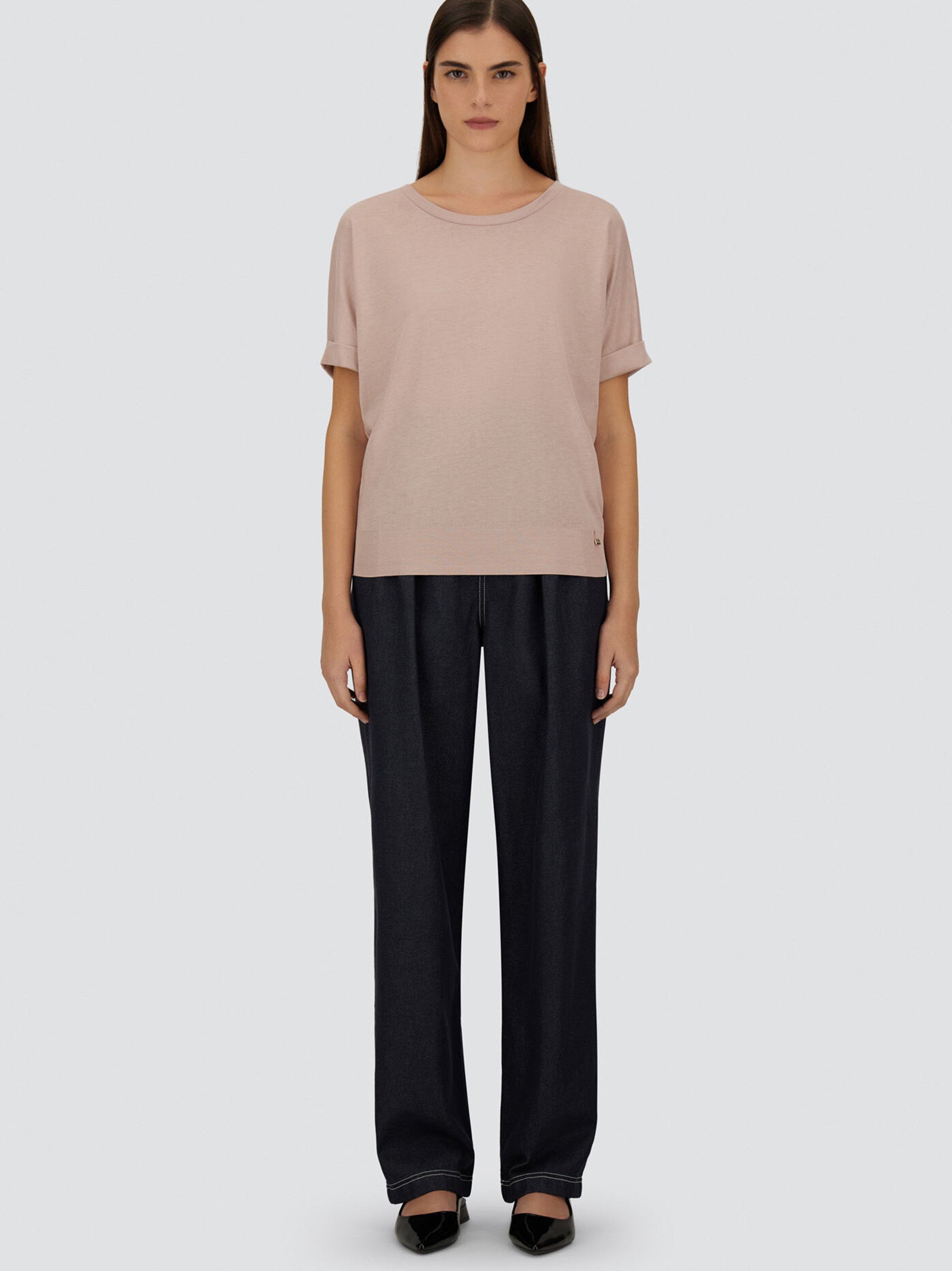 T-Shirt Maniche Risvoltate-3