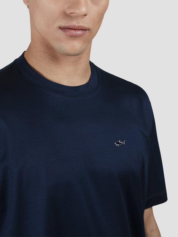 T-Shirt In Cotone Perlé-2