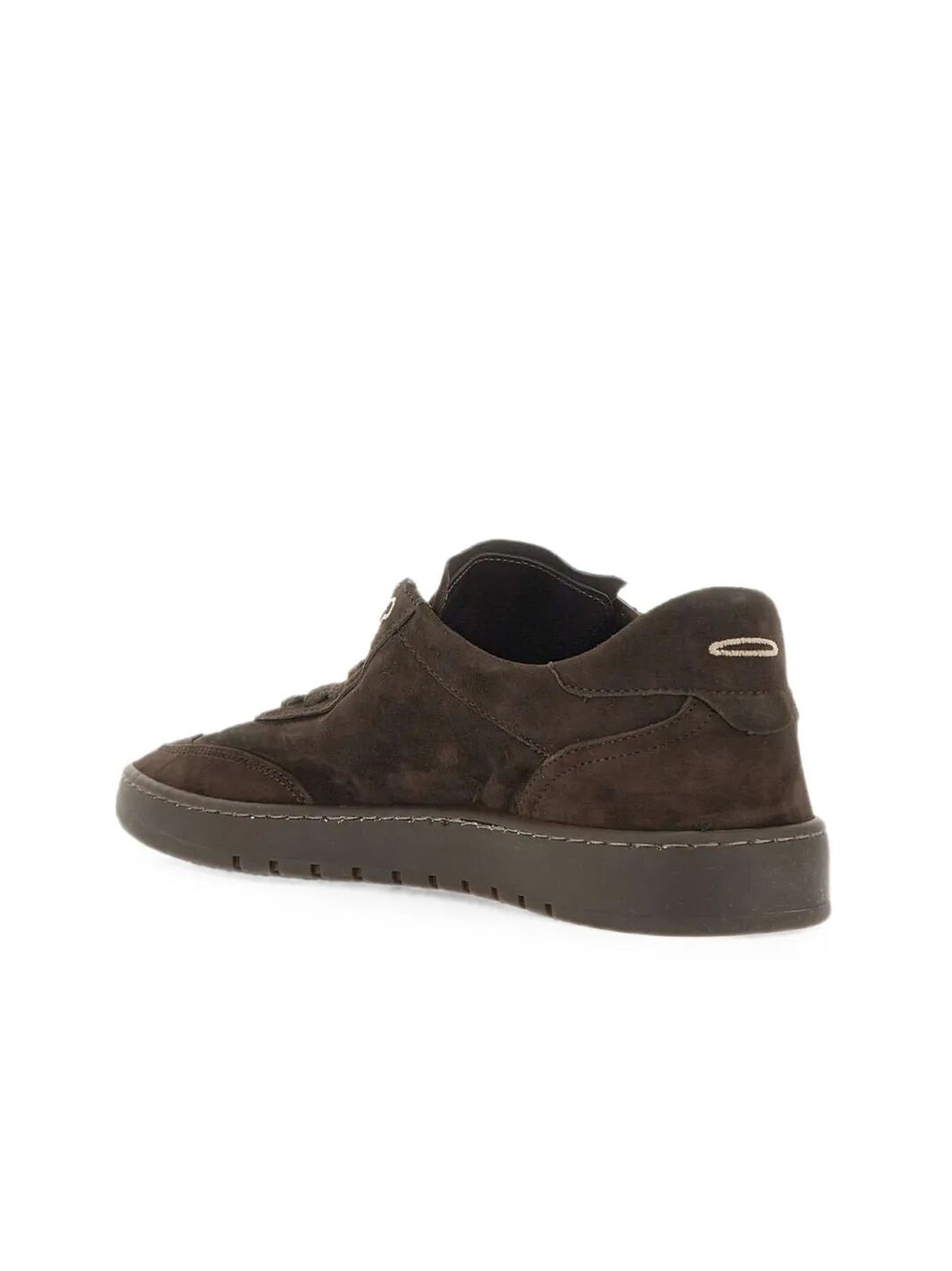 Piumha Studio Sneakers In Pelle Scamosciata Marrone-3