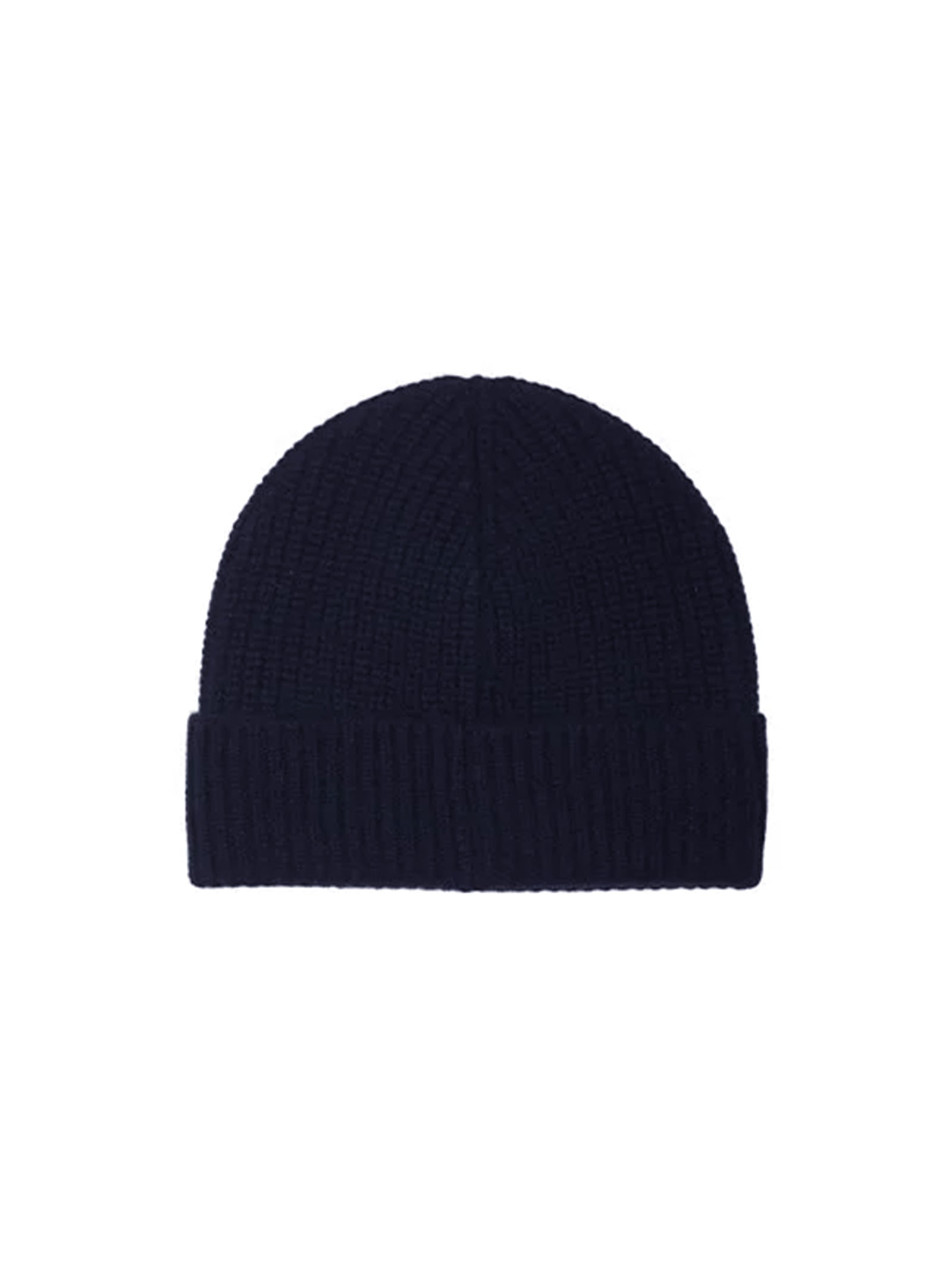 Herno Beanie In Cashmere Blu Scuro-2