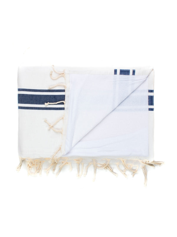 Doubled beach towel with sponge-2