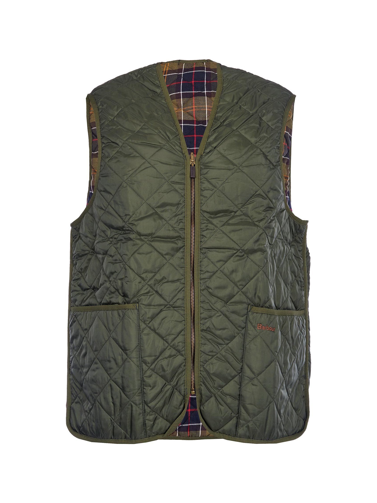 Gilet Trapuntato Con Zip Nella Fodera-4