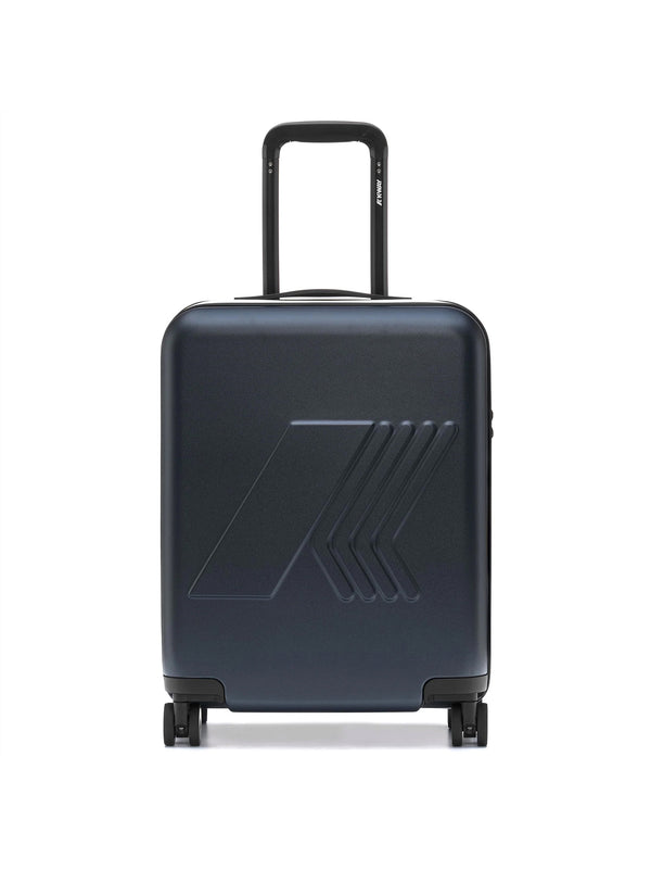 K-Way Trolley Eudoxie Logo Blu Depth