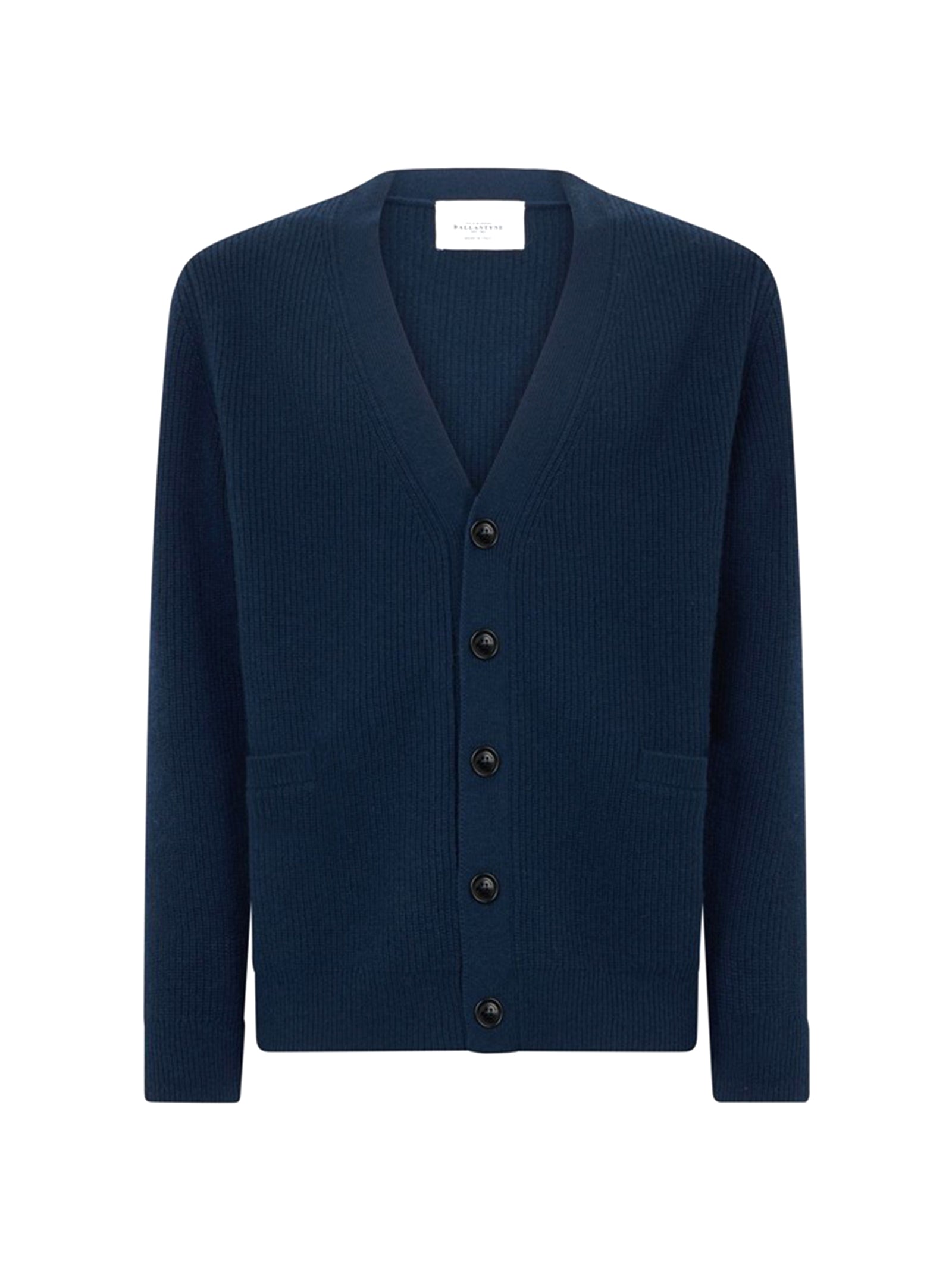Cardigan In Lana Costa Inglese-Cosmos-1